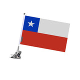 Mât à ventouse drapeau chili en polyester - pixelforma