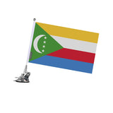 Mât à Ventouse Drapeau Comores en Polyester - Pixelforma 