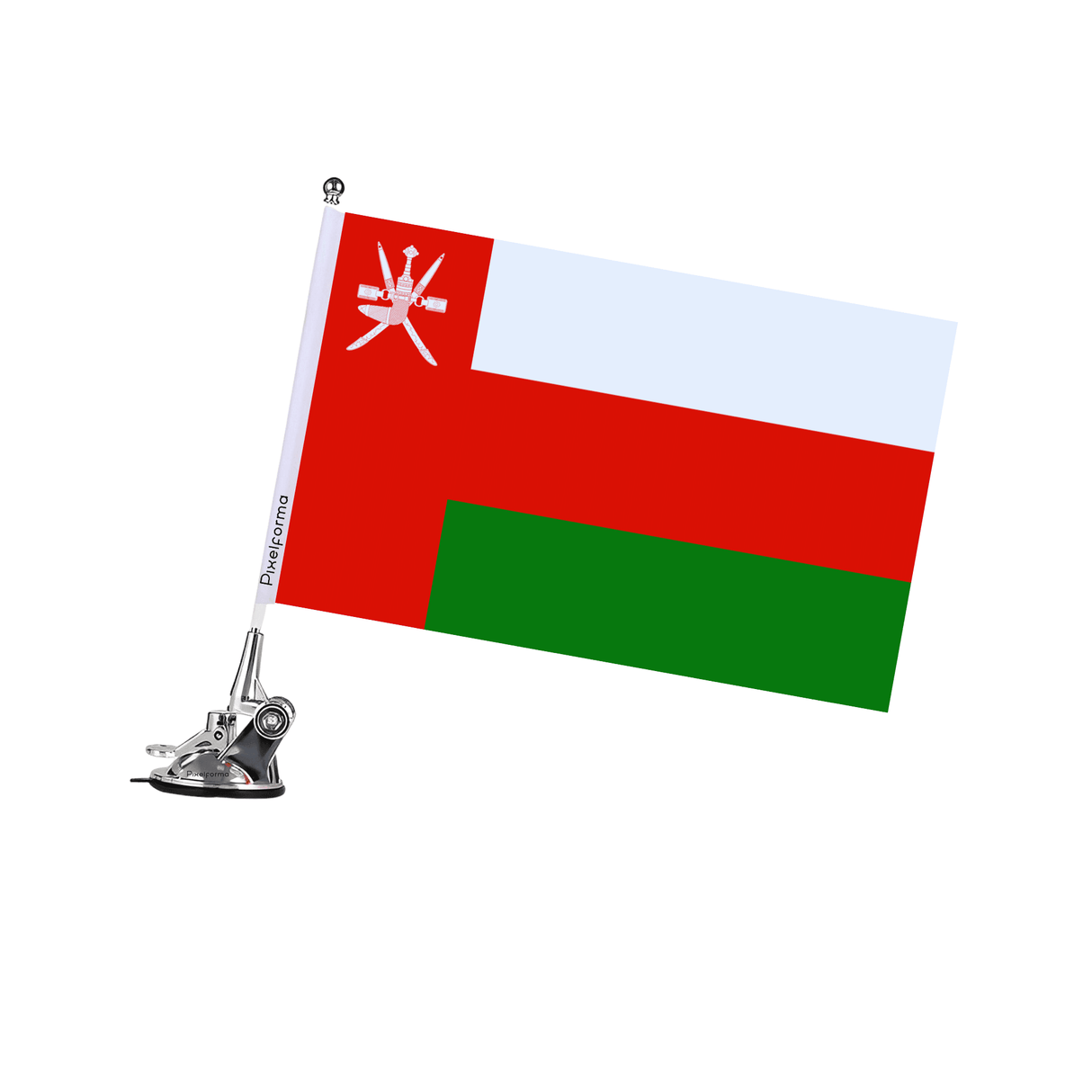 Mât à Ventouse Drapeau d'Oman - Pixelforma