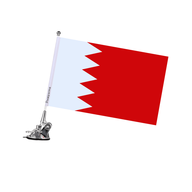 Mât à Ventouse Drapeau de Bahreïn - Pixelforma