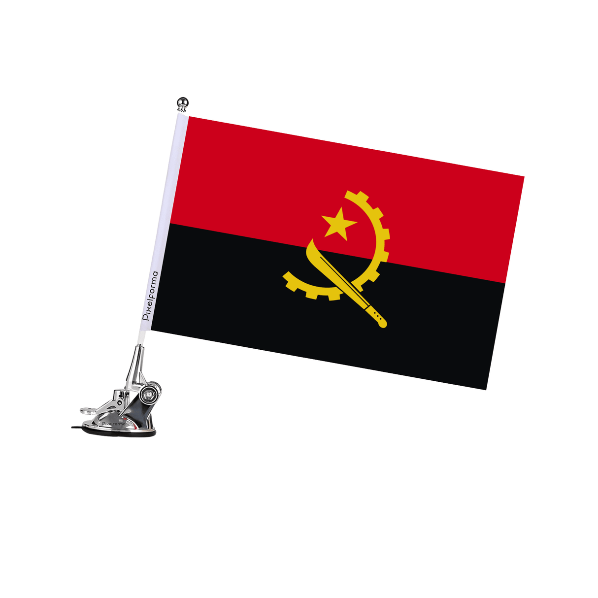 Mât à Ventouse Drapeau de l'Angola - Pixelforma 