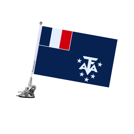 Mât à Ventouse Drapeau de l'Antarctique françaises - Pixelforma