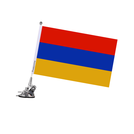 Mât à Ventouse Drapeau de l'Arménie - Pixelforma 
