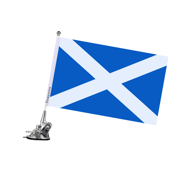 Mât à Ventouse Drapeau de l'Écosse - Pixelforma 