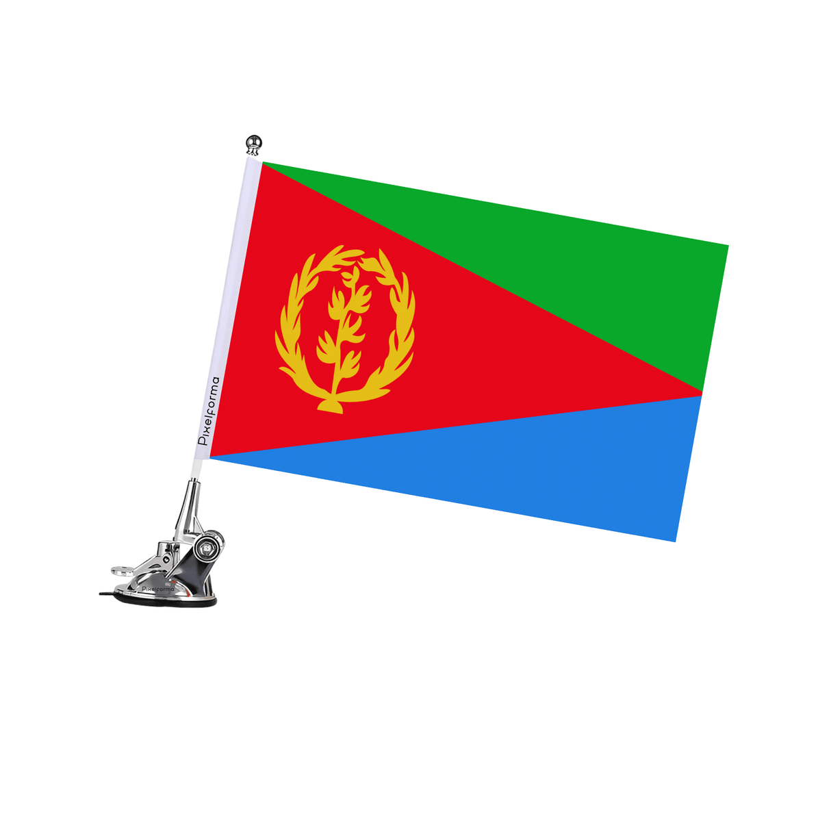 Mât à Ventouse Drapeau de l'Érythrée - Pixelforma