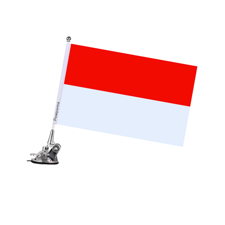 Mât à Ventouse Drapeau de l'Indonésie - Pixelforma 