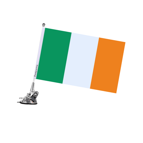 Mât à Ventouse Drapeau de l'Irlande - Pixelforma 