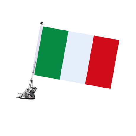 Mât à Ventouse Drapeau de l'Italie - Pixelforma 
