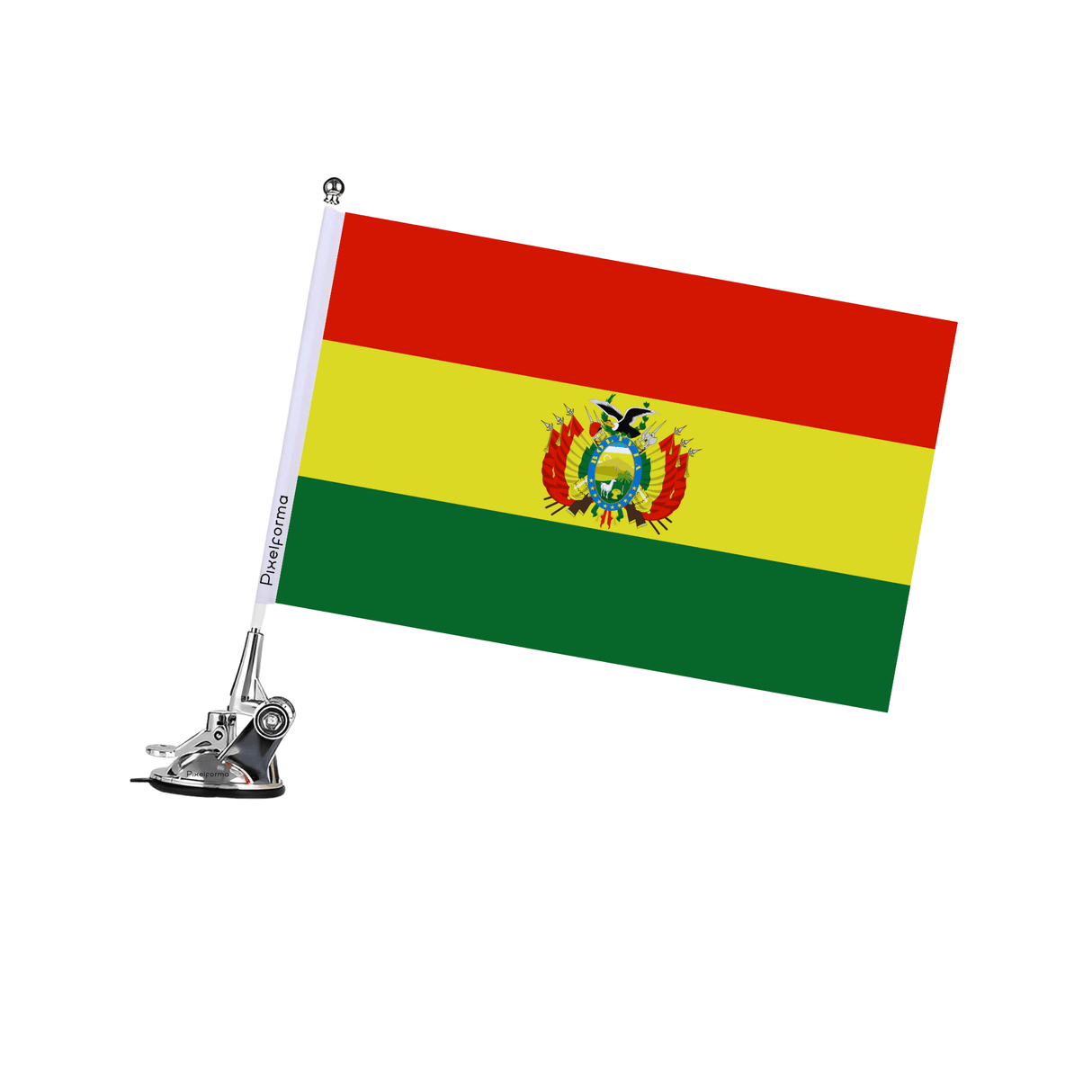 Mât à Ventouse Drapeau de la Bolivie - Pixelforma 