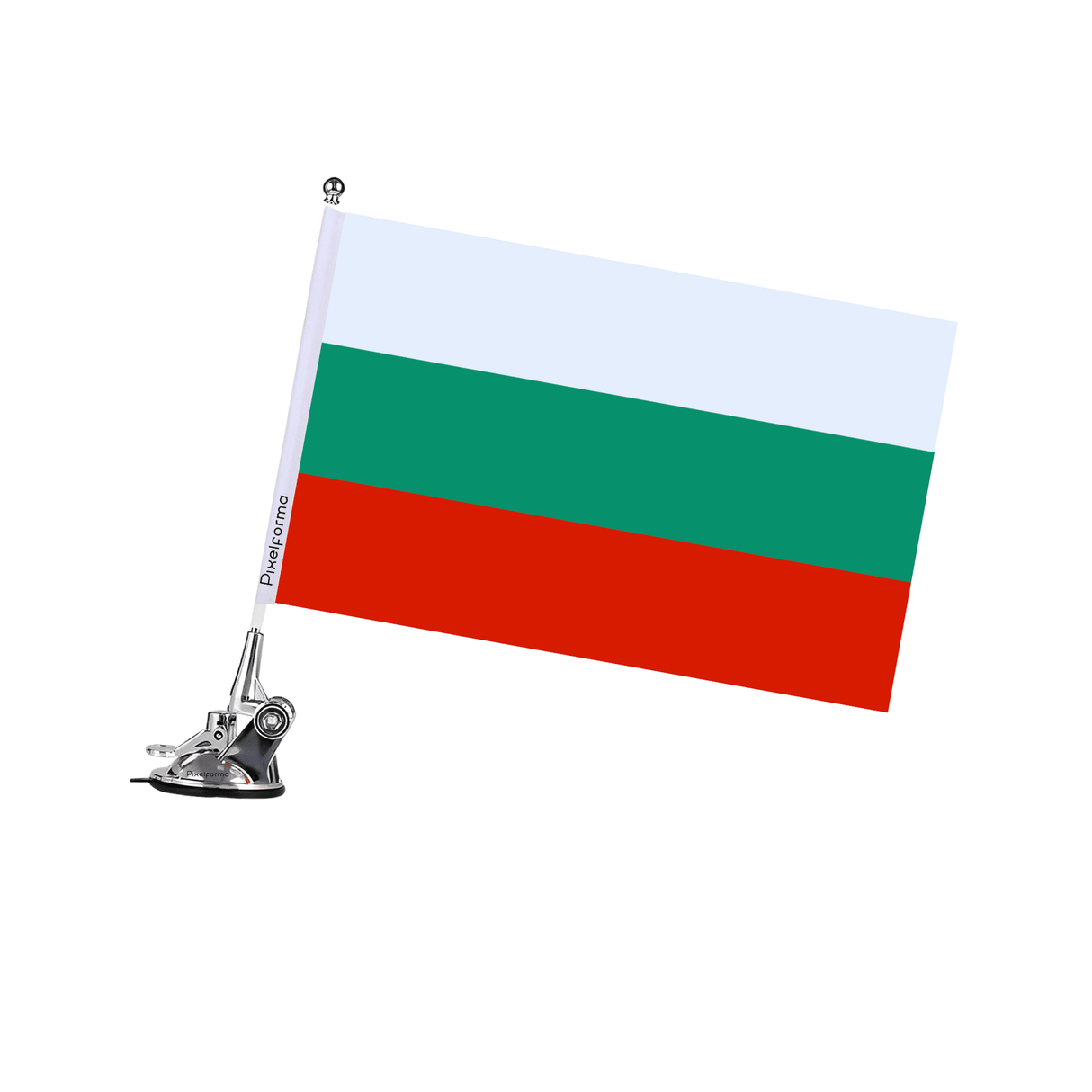 Mât à Ventouse Drapeau de la Bulgarie - Pixelforma