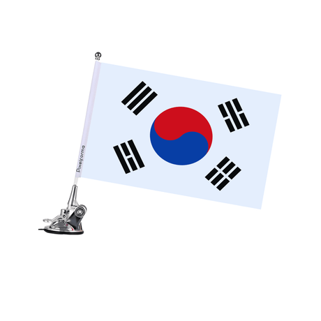 Mât à Ventouse Drapeau de la Corée du Sud - Pixelforma 