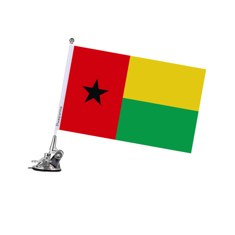 Mât à Ventouse Drapeau de la Guinée-Bissau - Pixelforma