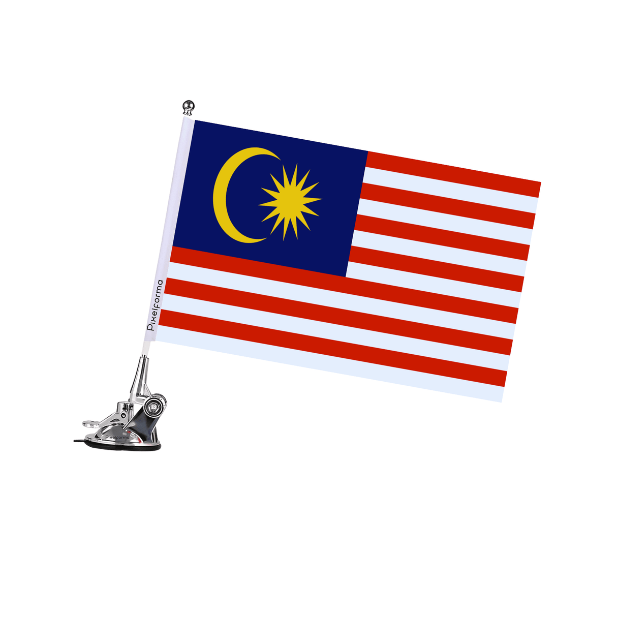 Mât à Ventouse Drapeau de la Malaisie - Pixelforma 