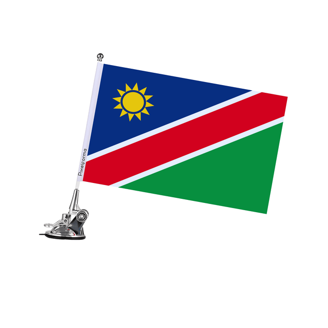 Mât à Ventouse Drapeau de la Namibie - Pixelforma