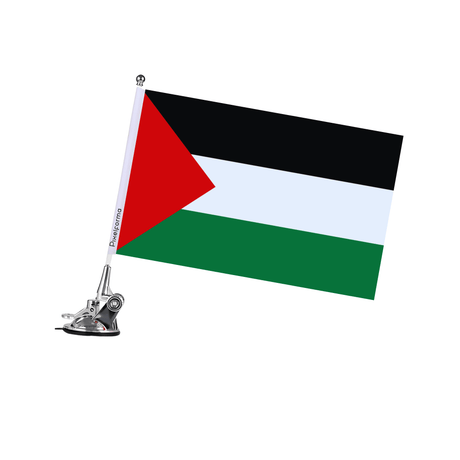 Mât à Ventouse Drapeau de la Palestine - Pixelforma