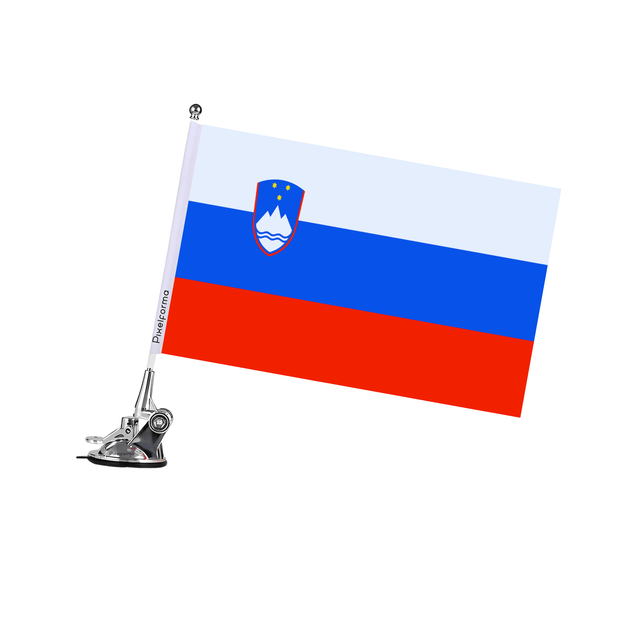 Mât à Ventouse Drapeau de la Slovénie - Pixelforma 