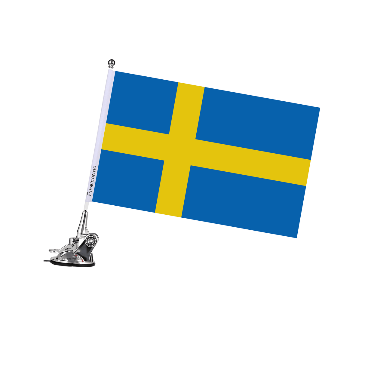 Mât à Ventouse Drapeau de la Suède - Pixelforma 