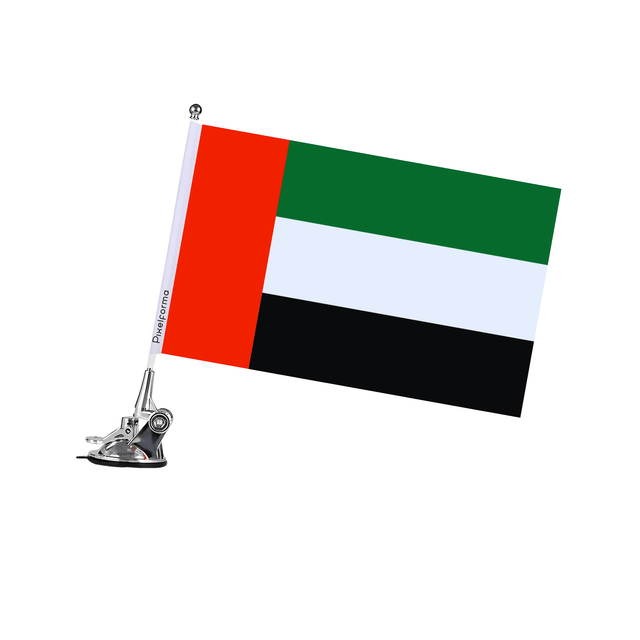 Mât à Ventouse Drapeau des Émirats arabes unis - Pixelforma 