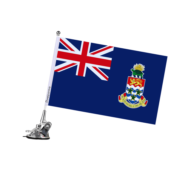 Mât à Ventouse Drapeau des îles Caïmans - Pixelforma