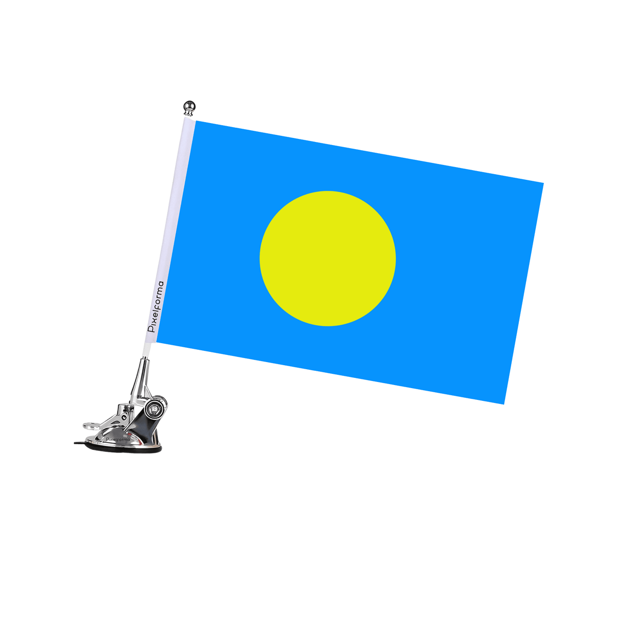 Mât à Ventouse Drapeau des Palaos - Pixelforma 