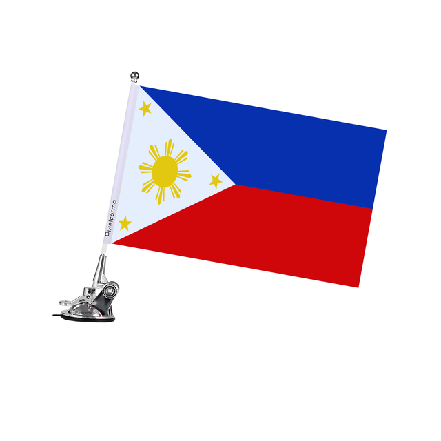 Mât à Ventouse Drapeau des Philippines - Pixelforma 