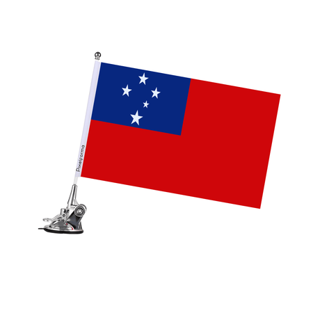 Mât à Ventouse Drapeau des Samoa - Pixelforma