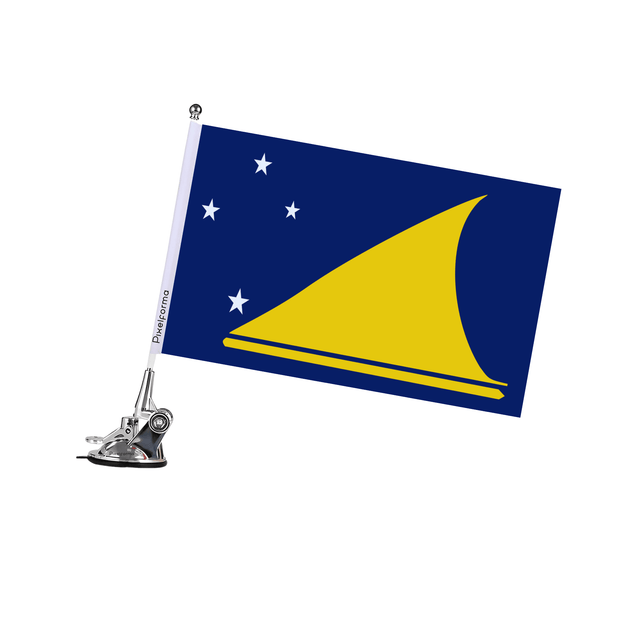 Mât à Ventouse Drapeau des Tokelau - Pixelforma 