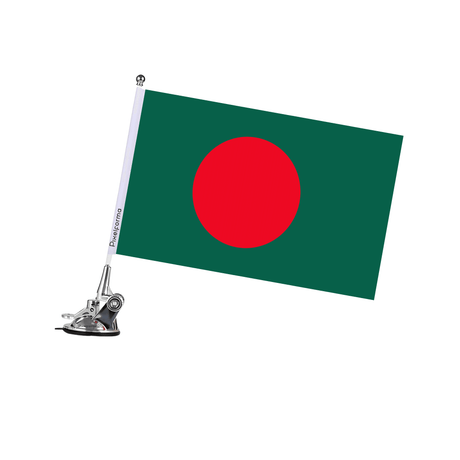 Mât à Ventouse Drapeau du Bangladesh - Pixelforma 