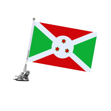 Mât à Ventouse Drapeau du Burundi - Pixelforma