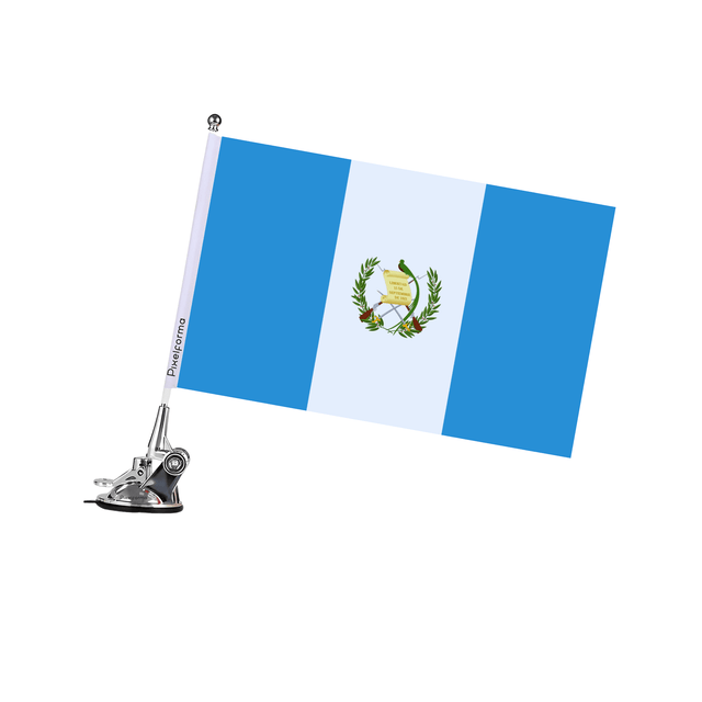 Mât à Ventouse Drapeau du Guatemala - Pixelforma 