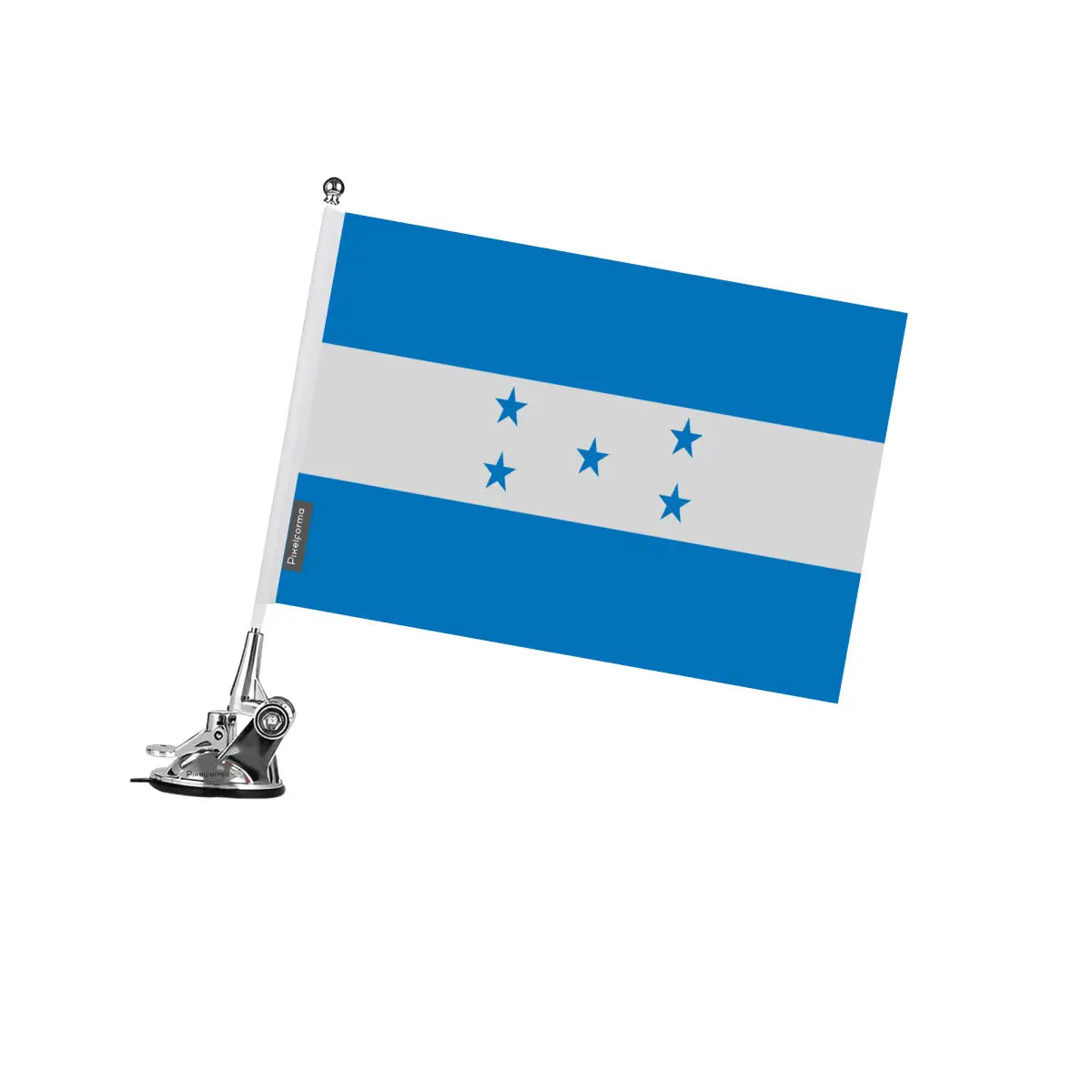 Mât à Ventouse Drapeau du Honduras en Polyester - Pixelforma 