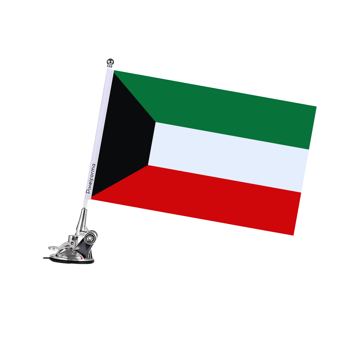 Mât à Ventouse Drapeau du Koweït - Pixelforma 