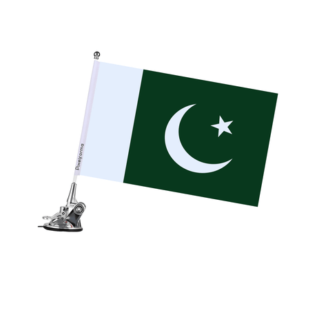 Mât à Ventouse Drapeau du Pakistan - Pixelforma 