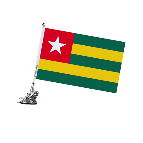Mât à Ventouse Drapeau du Togo - Pixelforma 