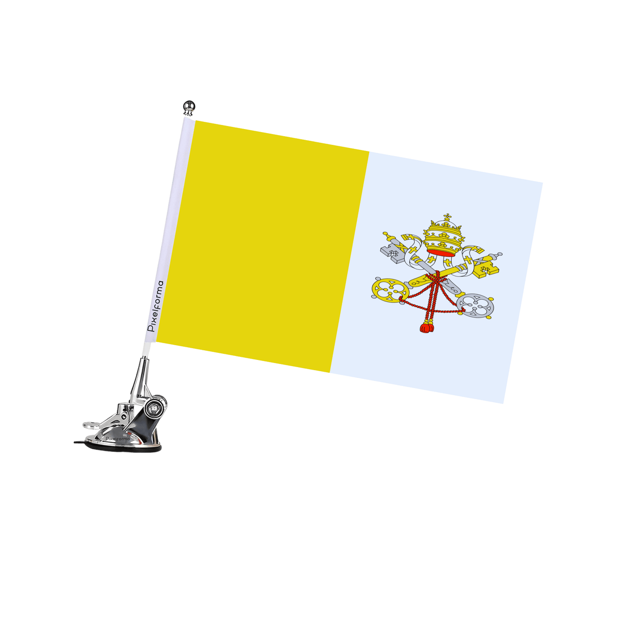 Mât à Ventouse Drapeau du Vatican - Pixelforma 