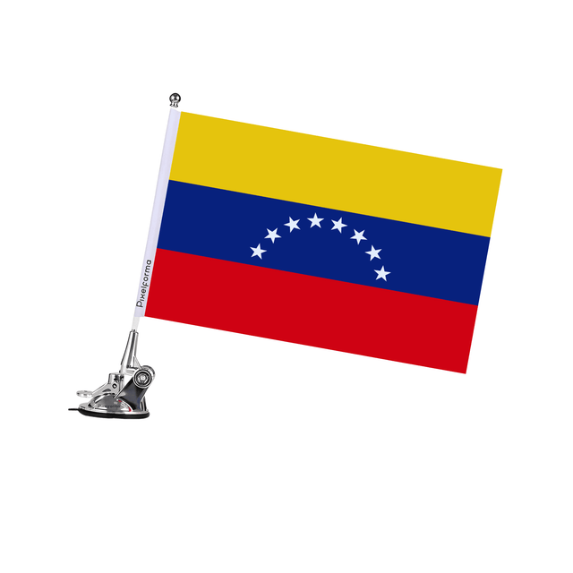 Mât à Ventouse Drapeau du Venezuela - Pixelforma