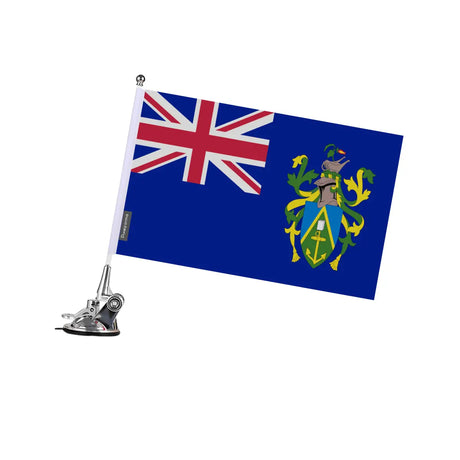 Mât à Ventouse Drapeau îles Pitcairn en Polyester - Pixelforma 