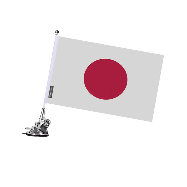 Mât à Ventouse Drapeau Japon en Polyester - Pixelforma 