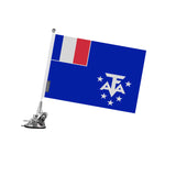 Mât à ventouse drapeau l’antarctique françaises en polyester - pixelforma