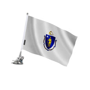 Mât à ventouse drapeau massachusetts polyester acier inoxydable