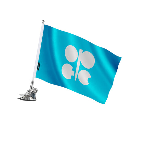 Mât à ventouse drapeau opep en ployester - pixelforma