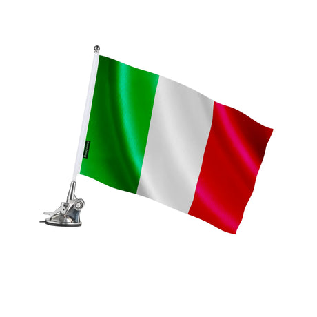 Mât à ventouse italie polyester acier inoxydable élégant