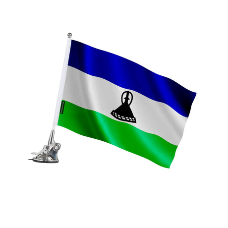 Mât à ventouse lesotho polyester acier inoxydable robuste