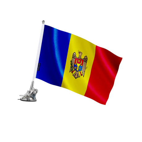 Mât à ventouse moldavie polyester acier inoxydable