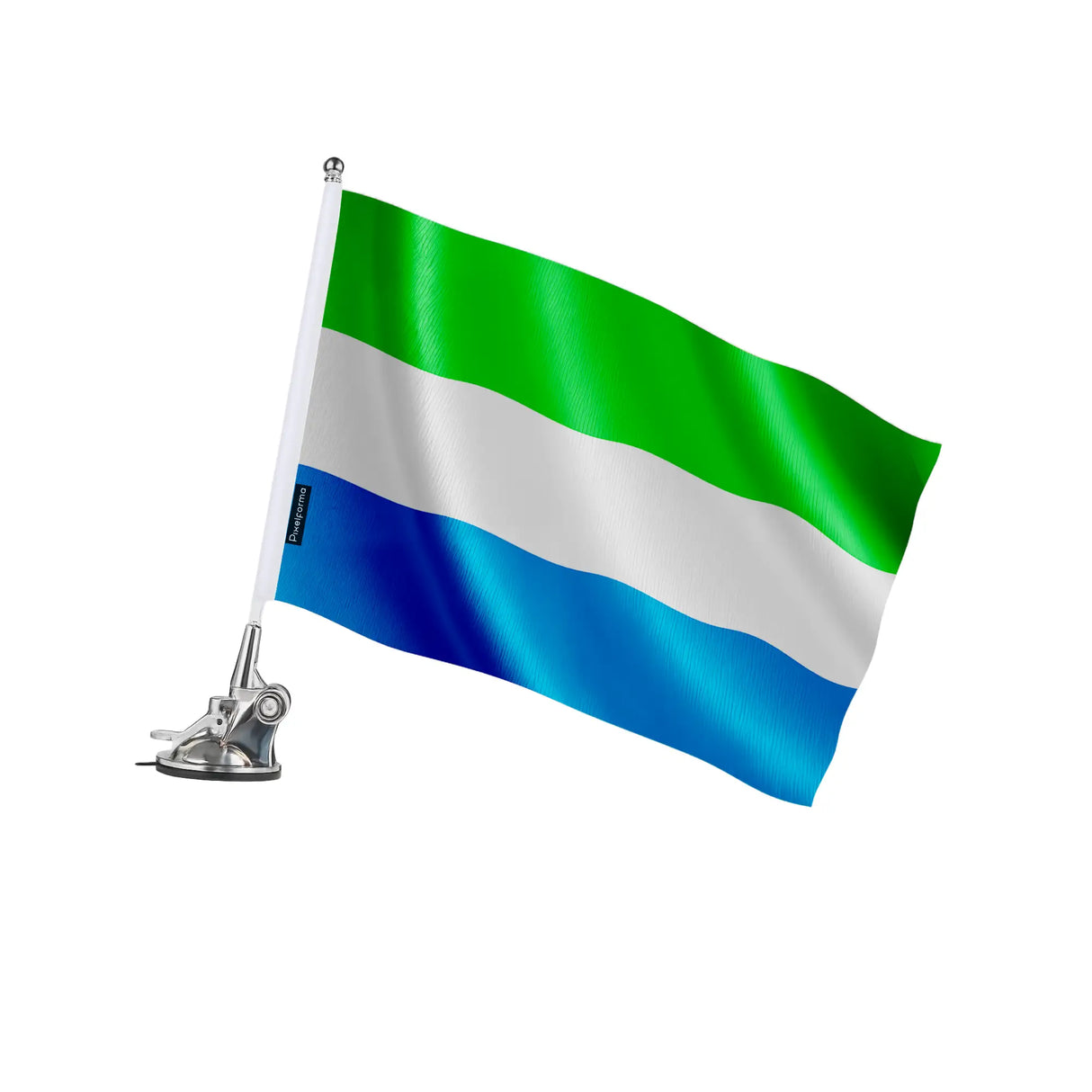 Mât à ventouse sierra leone polyester acier inoxydable