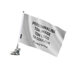 Mât à ventouse france en acier inoxydable drapeau personnalisé