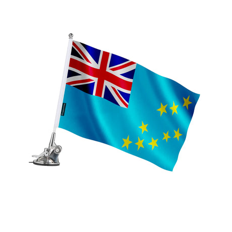 Mât à ventouse tuvalu polyester acier inoxydable