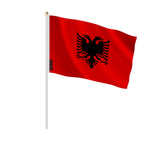 Mini drapeau Albanie en polyester pour célébrations