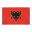 Mini drapeau albanie polyester résistant avec œillets