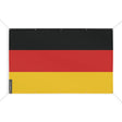 Mini drapeau allemagne en polyester résistant avec œillets